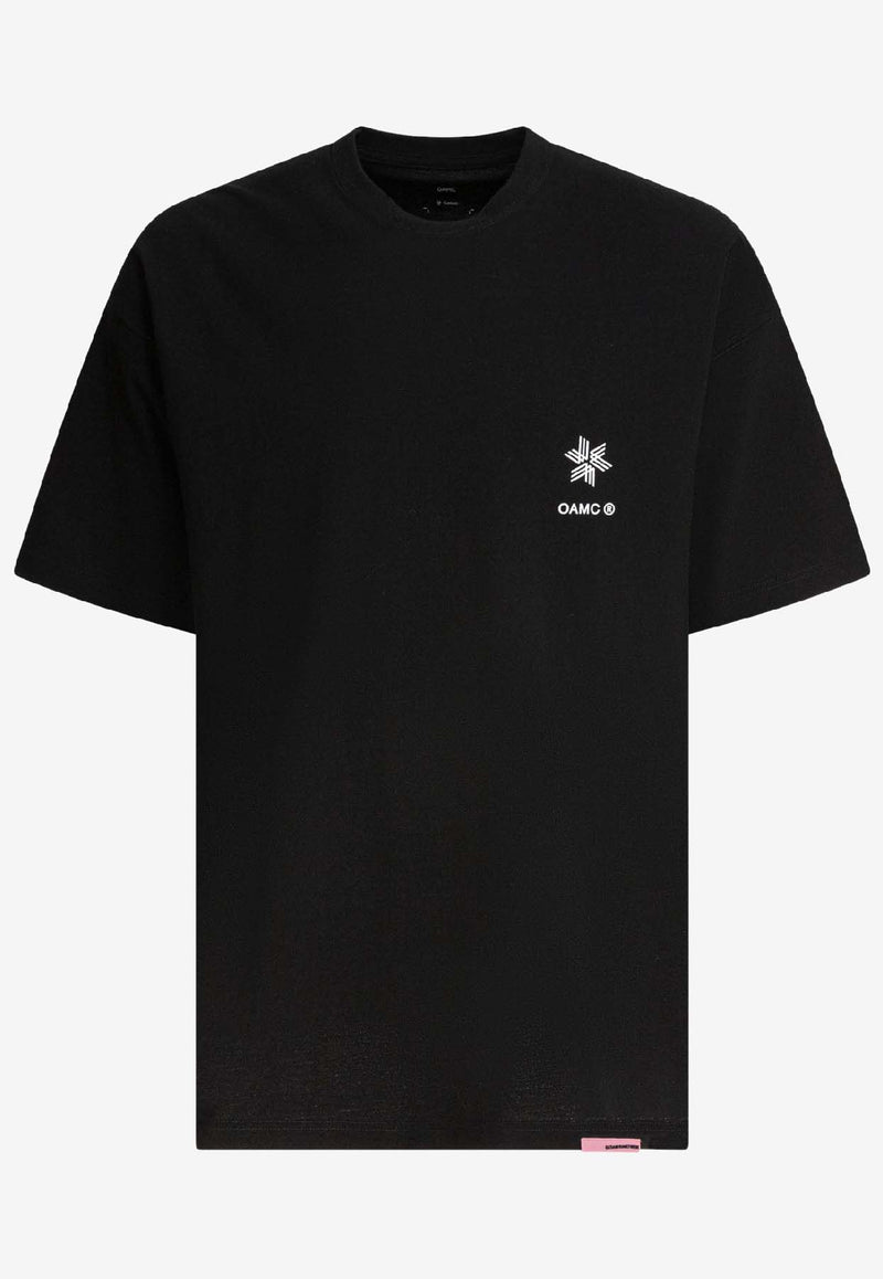 Goldwin OAMC Printed T-shirt Black GL65707MCBLACK_79593