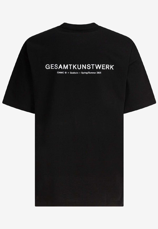 Goldwin OAMC Printed T-shirt Black GL65707MCBLACK_79593