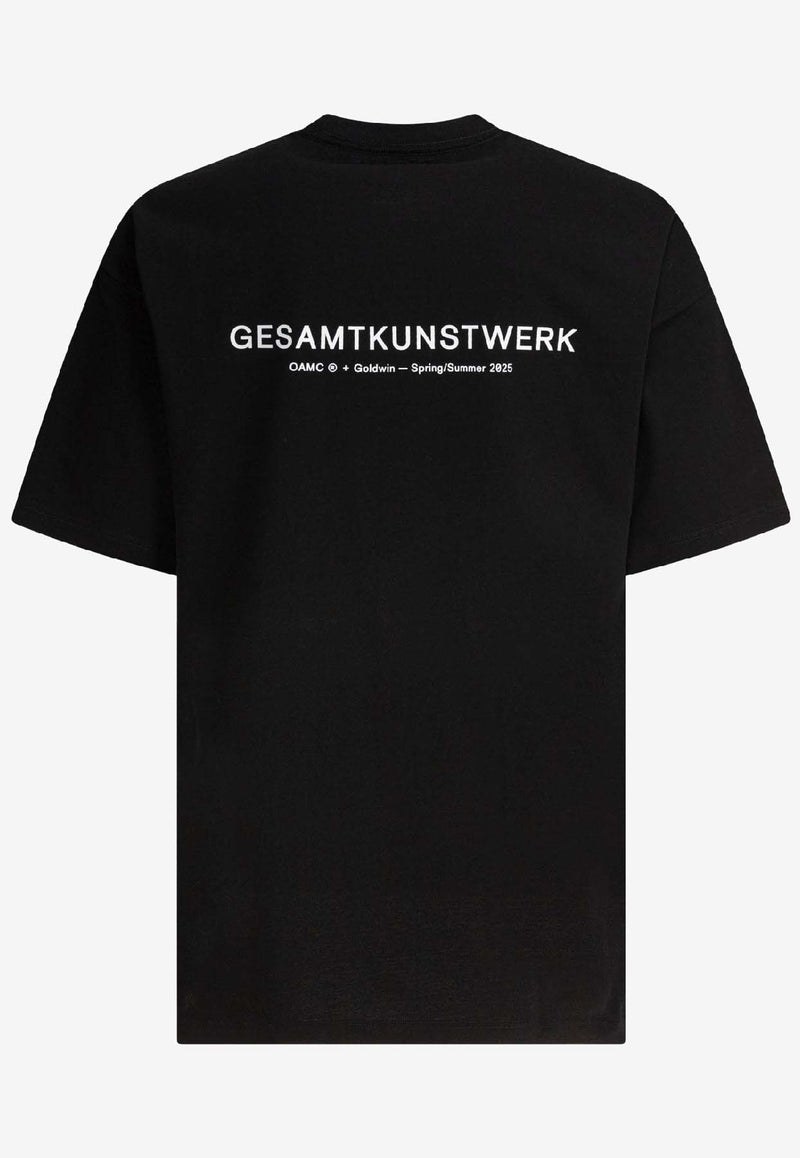 Goldwin OAMC Printed T-shirt Black GL65707MCBLACK_79593