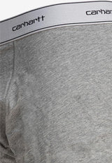 Carhartt Wip Logo Waistband Briefs - Set of 2 Gray I02937514F.XX_79612