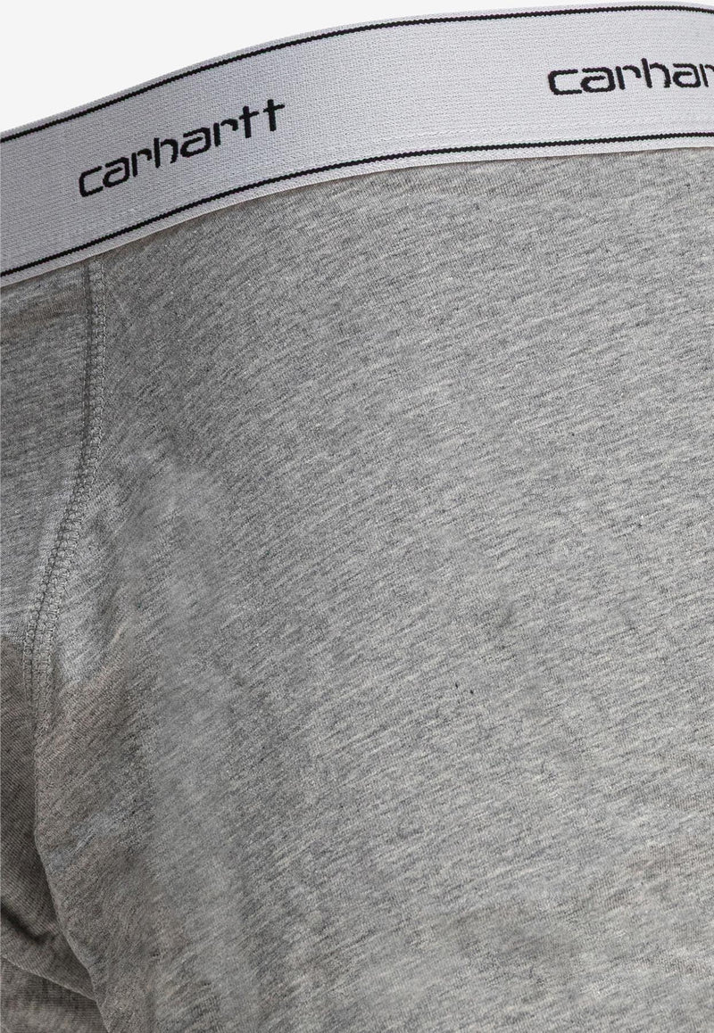 Carhartt Wip Logo Waistband Briefs - Set of 2 Gray I02937514F.XX_79612