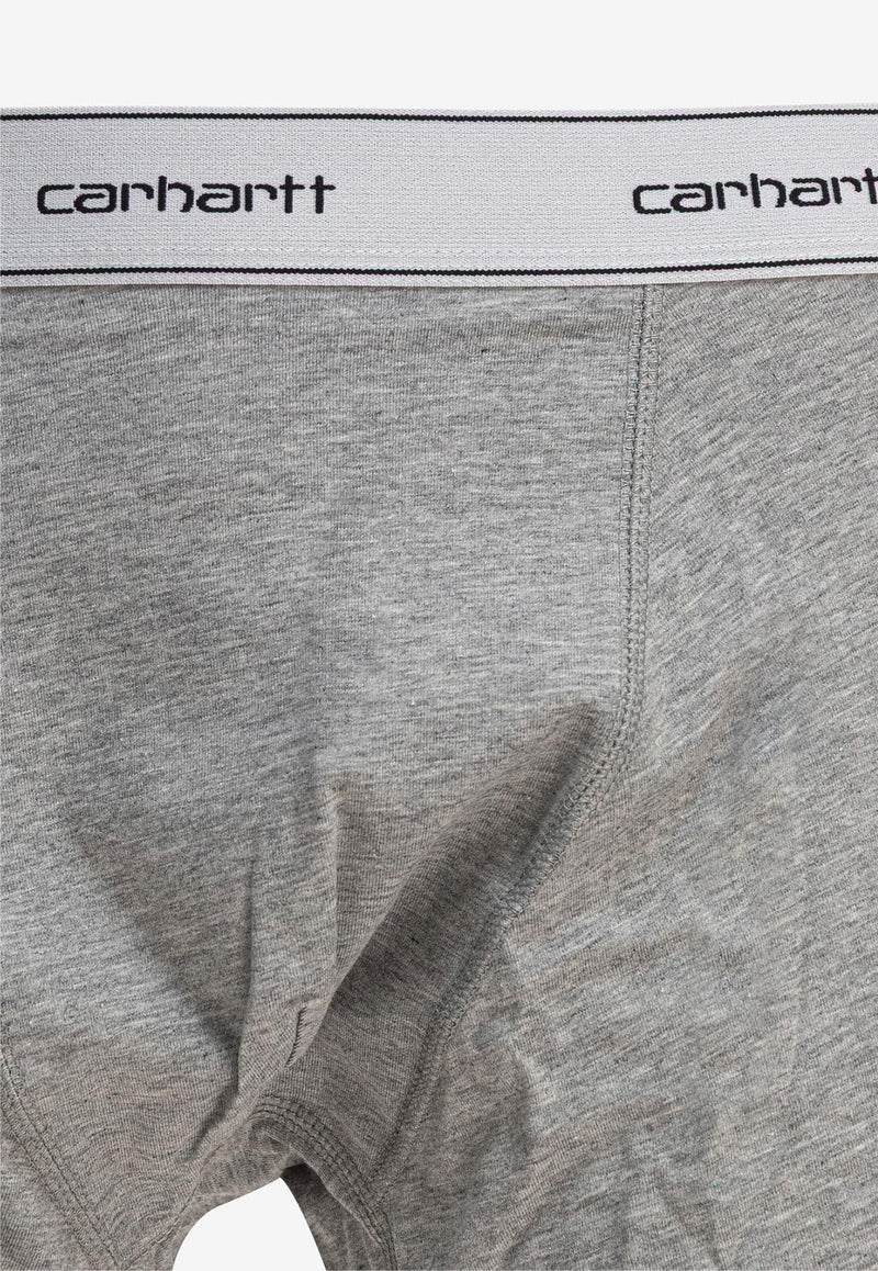 Carhartt Wip Logo Waistband Briefs - Set of 2 Gray I02937514F.XX_79612