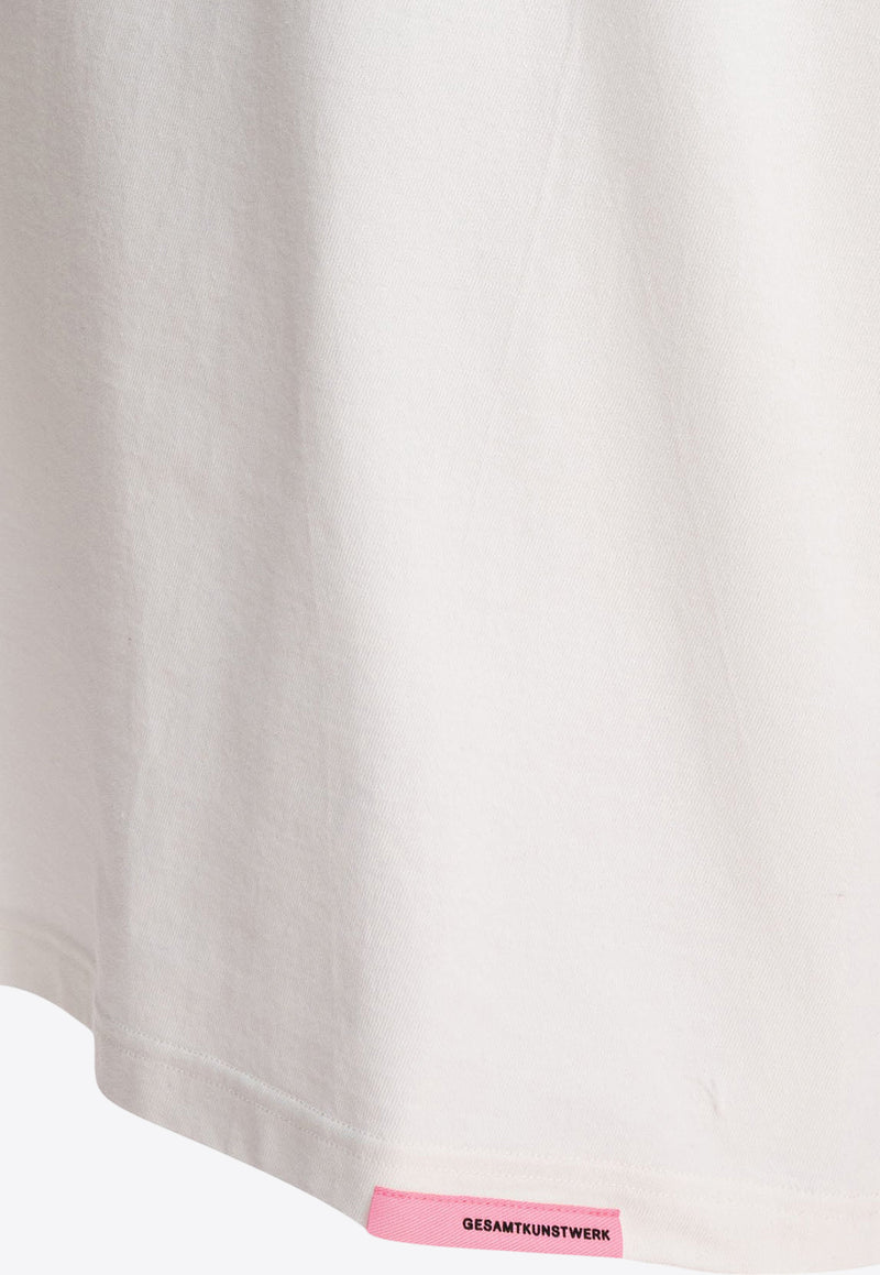 Goldwin Logo-Printed Crewneck T-shirt GL65707MCOFF WHITE_79686