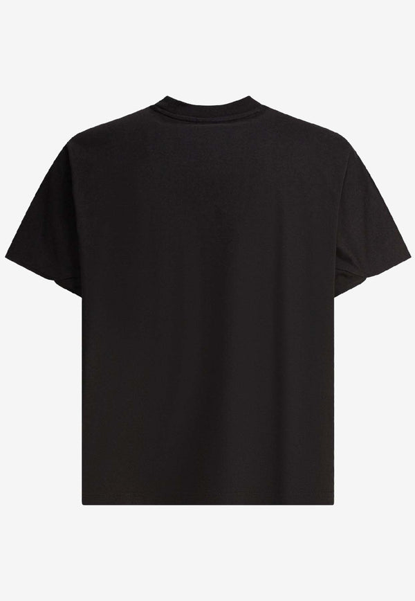 Goldwin Helicoid Crewneck T-shirt Black GZ65108BIOTITE_79676