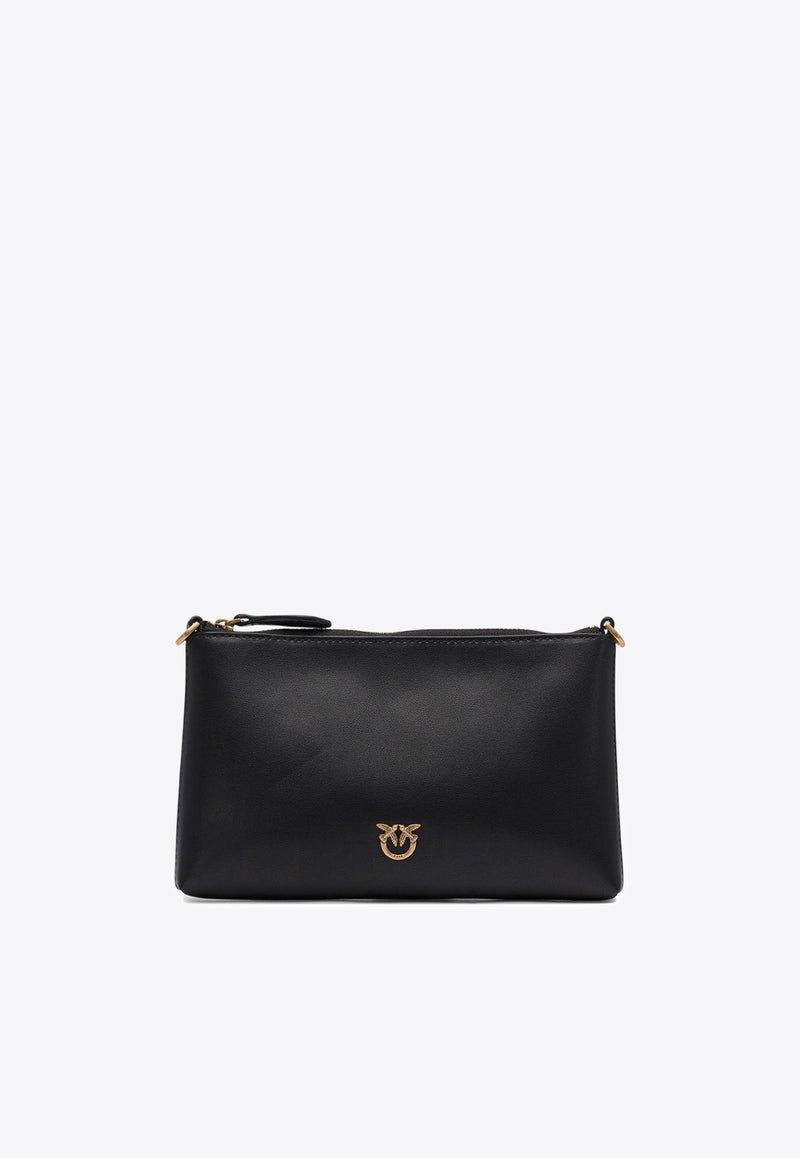 PINKO Mini Flat Clutch Bag Black 104277A0F1Z99Q_79696