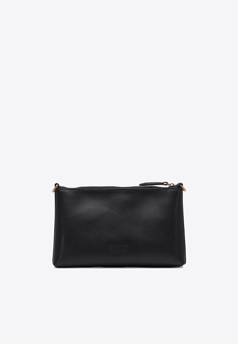 PINKO Mini Flat Clutch Bag Black 104277A0F1Z99Q_79696