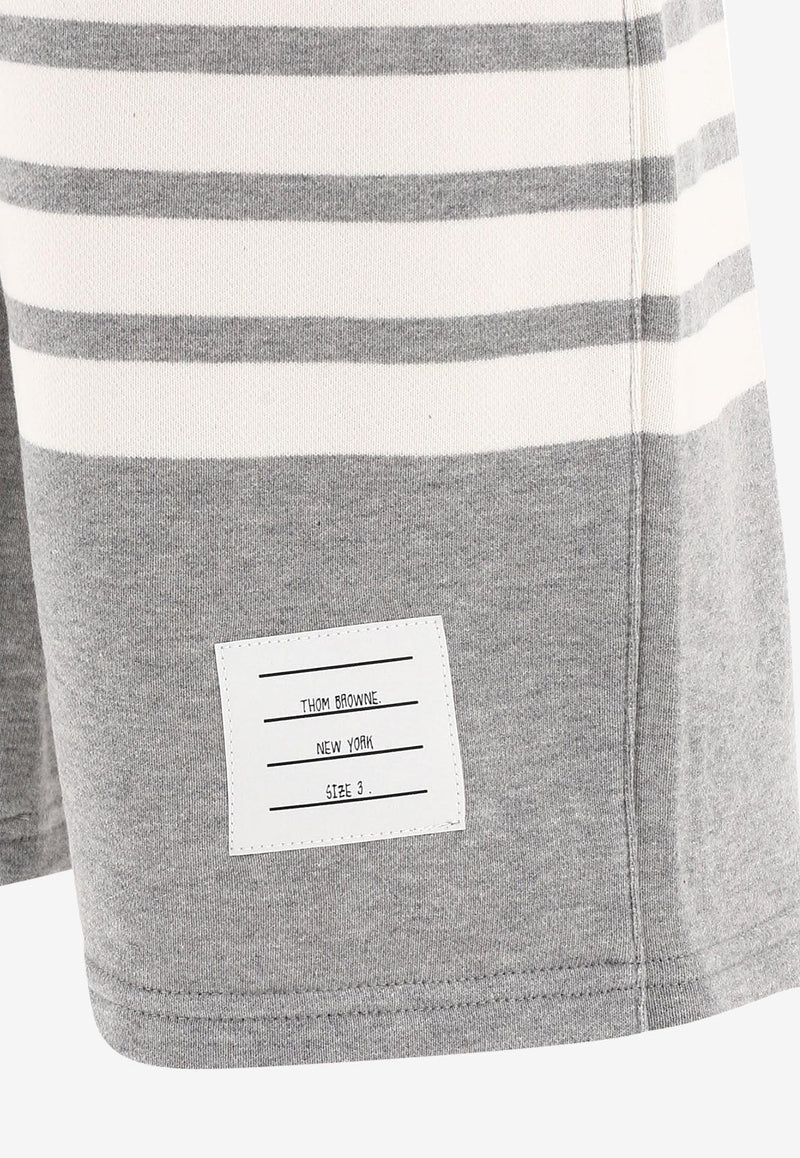 Thom Browne 4-bar Stripes Track Shorts Gray MJQ012H00535068_79626
