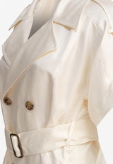 Burberry Belted Trench Midi Dress Beige 8106218_79766