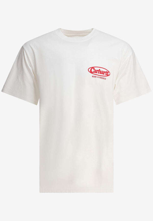 Carhartt Wip Graphic Print Logo T-shirt White I03464302.XX_79769