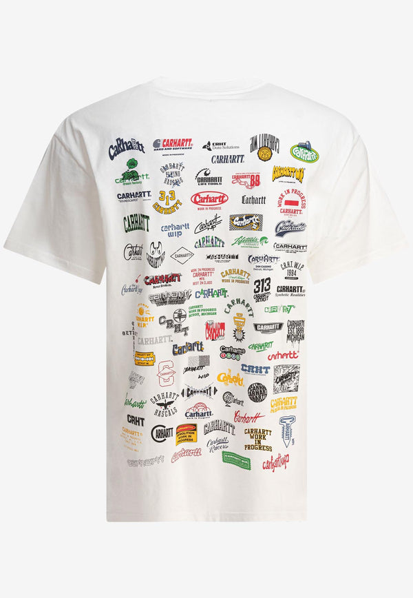 Carhartt Wip Graphic Print Logo T-shirt White I03464302.XX_79769