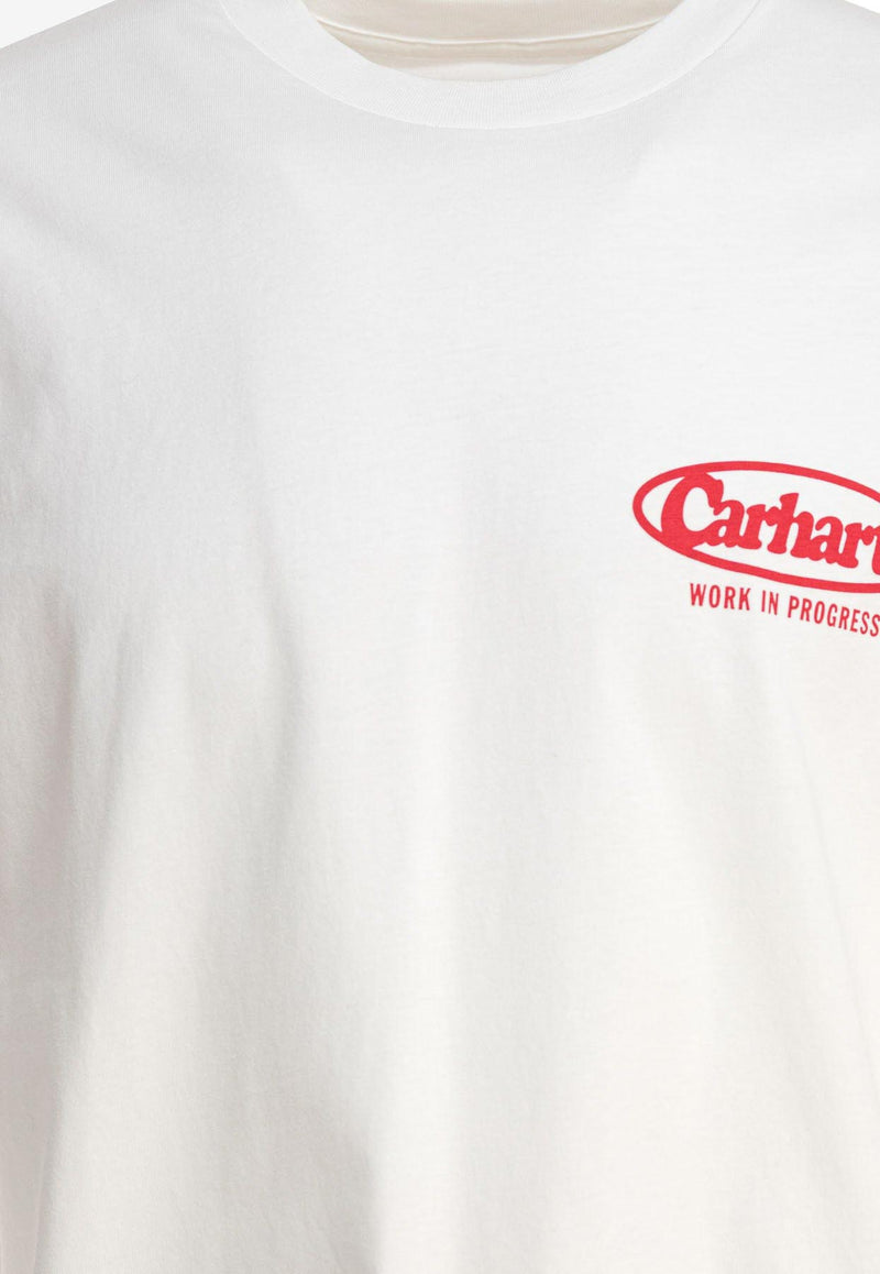 Carhartt Wip Graphic Print Logo T-shirt White I03464302.XX_79769