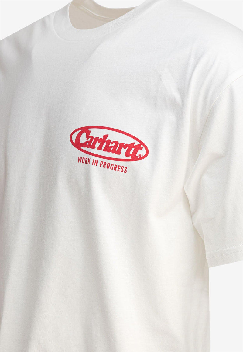 Carhartt Wip Graphic Print Logo T-shirt White I03464302.XX_79769