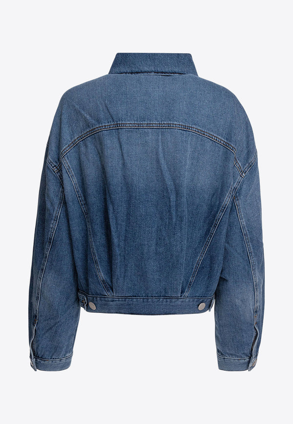 PINKO Buttoned Denim Jacket Blue 104644A2E1PJF_79713