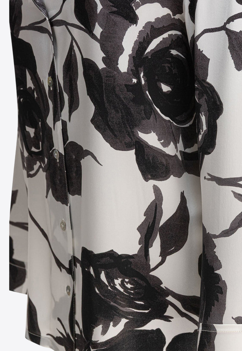 Logo-Printed Buttoned Shirt