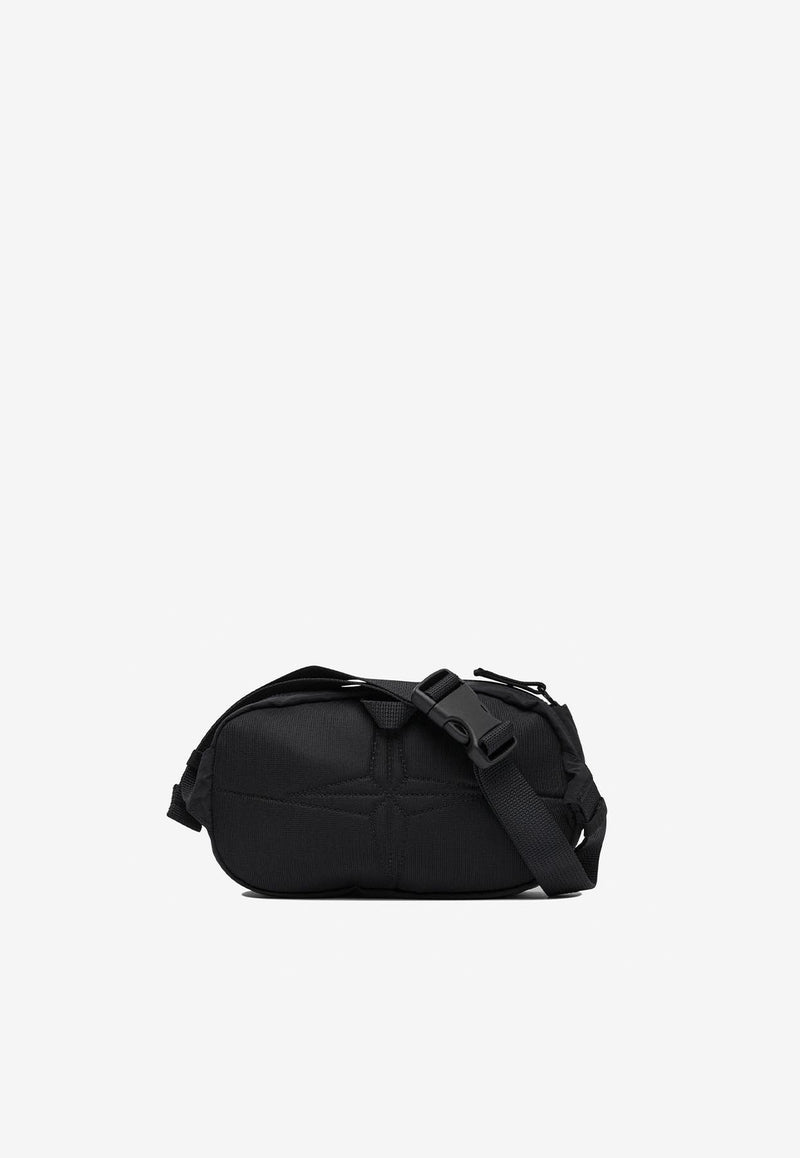 Stone Island Junior Boys Logo Embossed Belt Bag Black 9200001S0064V0029_79800