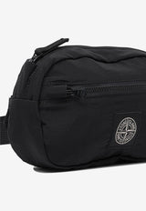 Stone Island Junior Boys Logo Embossed Belt Bag Black 9200001S0064V0029_79800