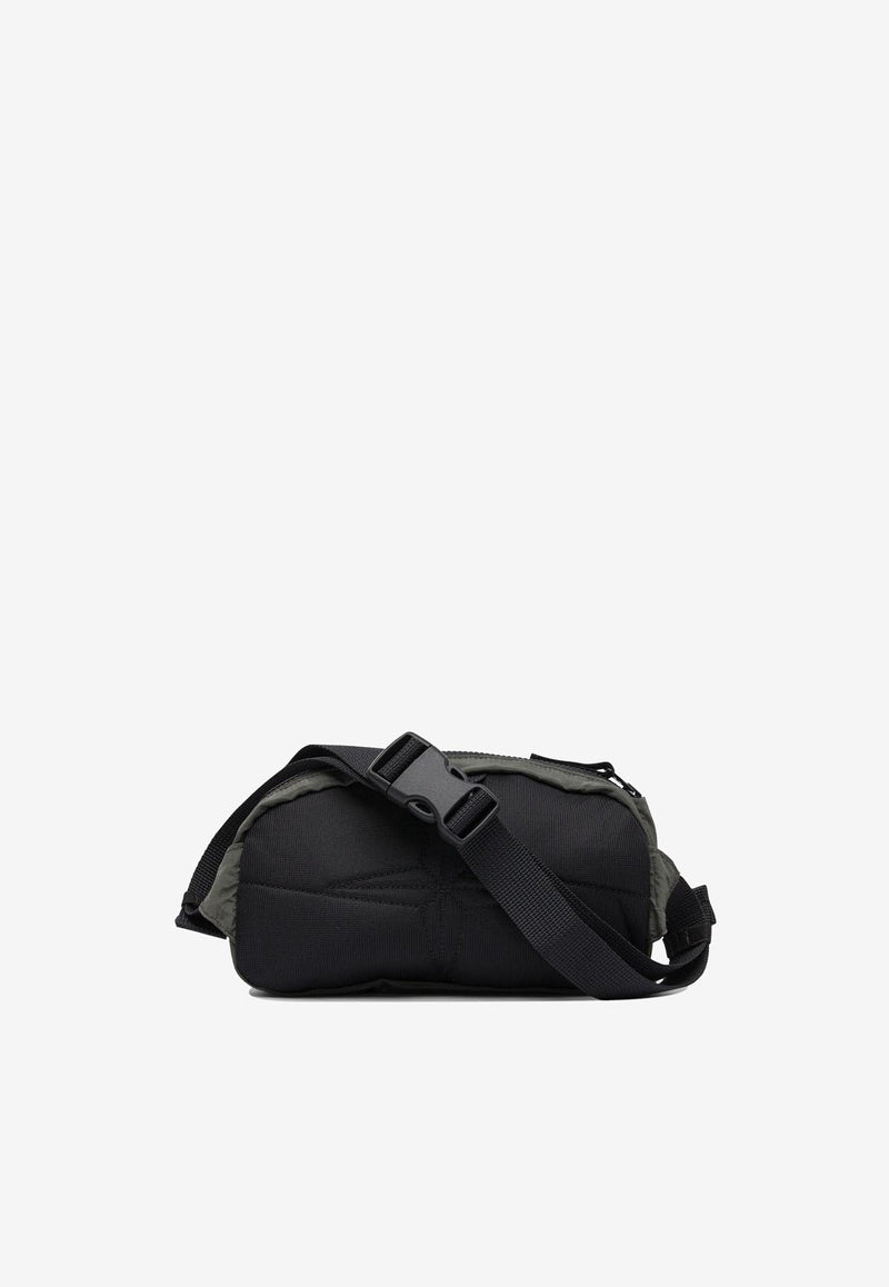 Stone Island Junior Boys Logo Embossed Belt Bag Green 9200001S0064V0054_79714