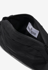 Stone Island Junior Boys Logo Embossed Belt Bag Black 9200001S0064V0029_79800