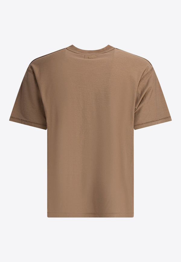 Stüssy Lazy Logo T-shirt Brown 11402832723 UMBER_79734