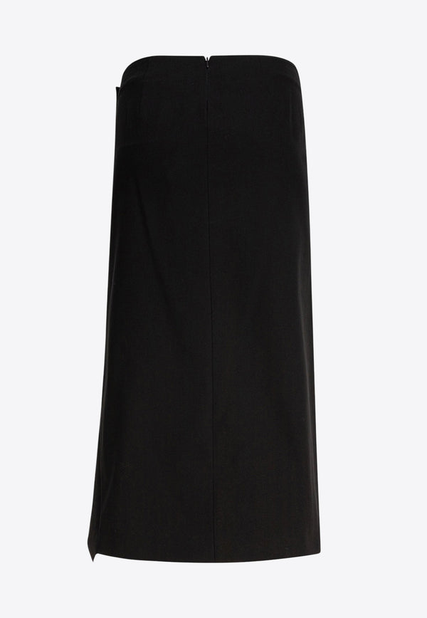 Sportmax Corone Midi Skirt 2512101082600CORONE003_79831 Black