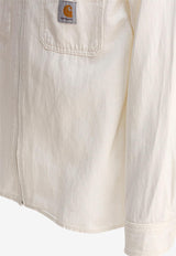 Carhartt Wip Rainer Zip-Up Overshirt  Off-white I034826350.02_79991