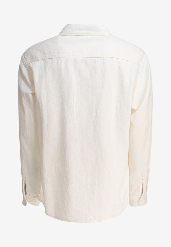 Carhartt Wip Rainer Zip-Up Overshirt  Off-white I034826350.02_79991