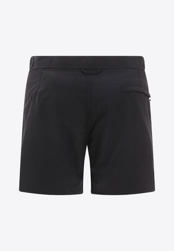 Alexander McQueen Logo Swim Shorts Black 6483464419Q1000_79967
