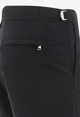 Alexander McQueen Logo Swim Shorts Black 6483464419Q1000_79967