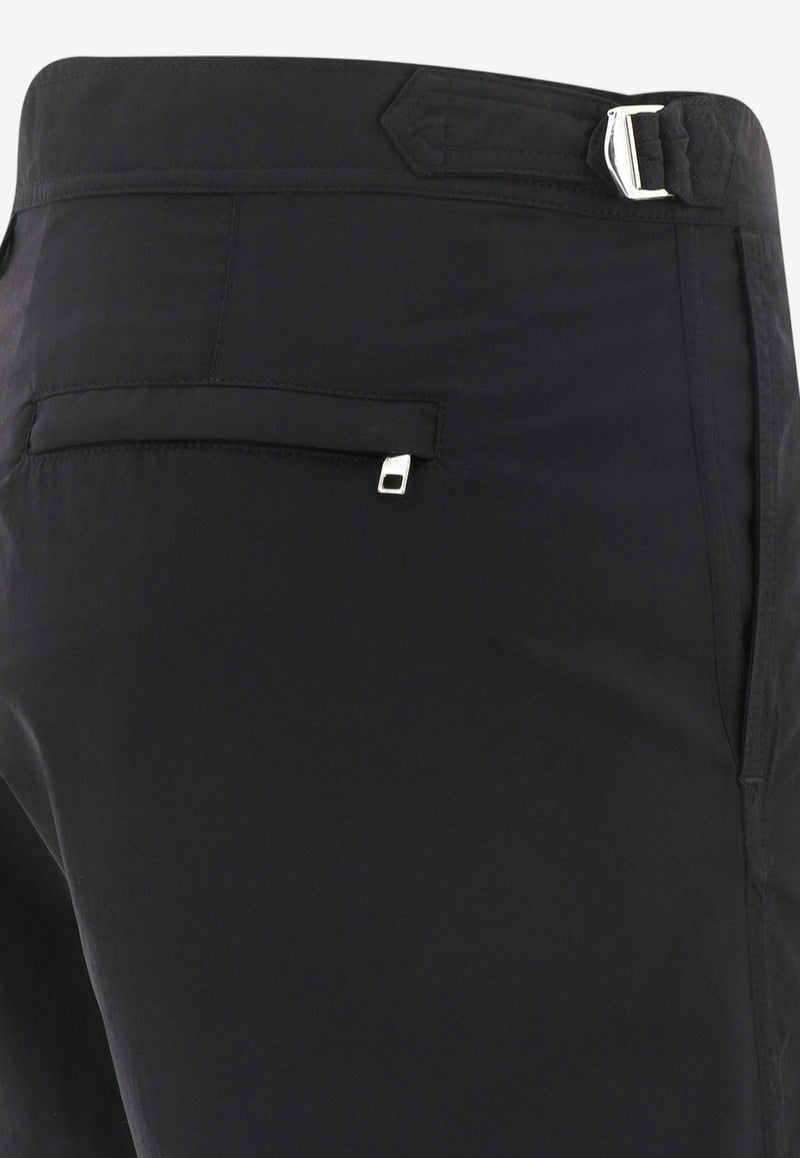 Alexander McQueen Logo Swim Shorts Black 6483464419Q1000_79967