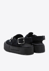 Alexander McQueen Mount Slick Sandals Black 735803WHXK51081_79905