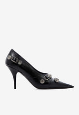 Balenciaga Cagole 90 Nappa Leather Pumps Black 714252WAD4E1081_79931