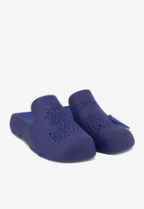 Burberry Stingray Rubber Clogs Blue 8085695_79914