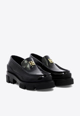 Givenchy Terra Brushed Leather Loafers Black BE201GE1N5001_79950