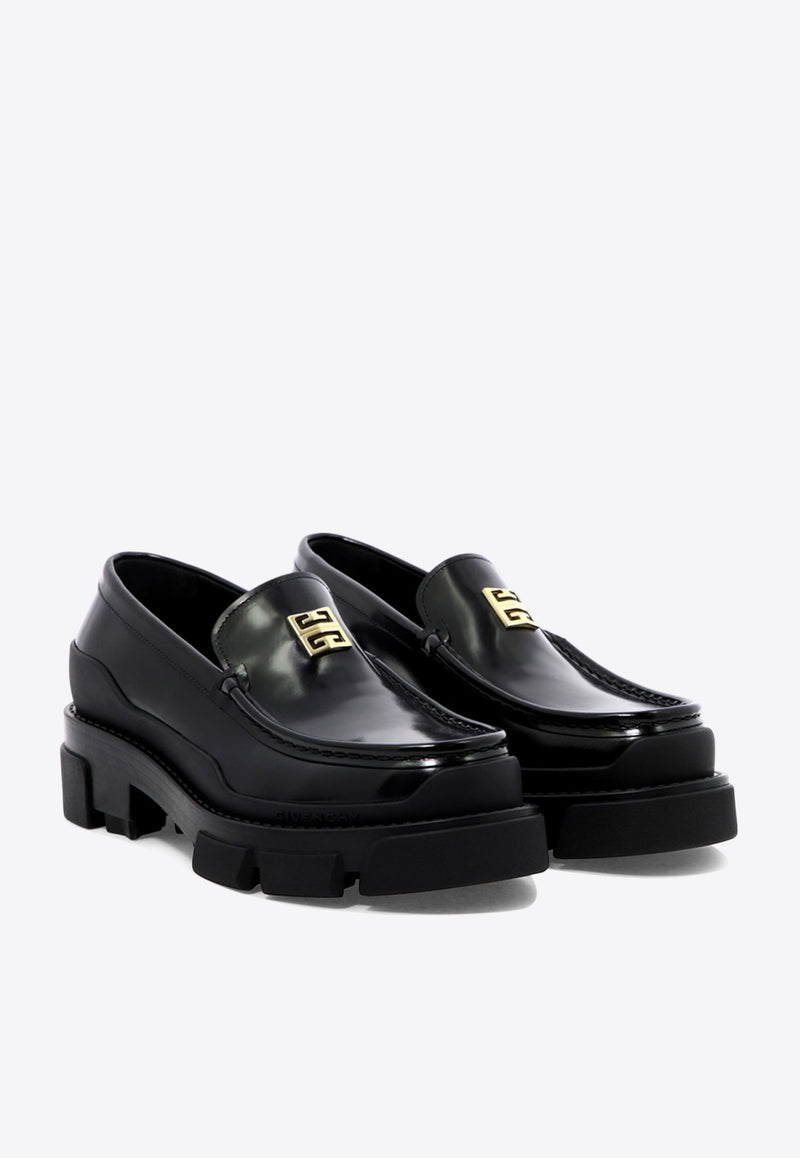 Givenchy Terra Brushed Leather Loafers Black BE201GE1N5001_79950
