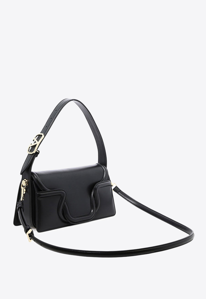 Valentino Le Deuxième Leather Shoulder Bag Black 2W2B0L25AVP0NO_80005