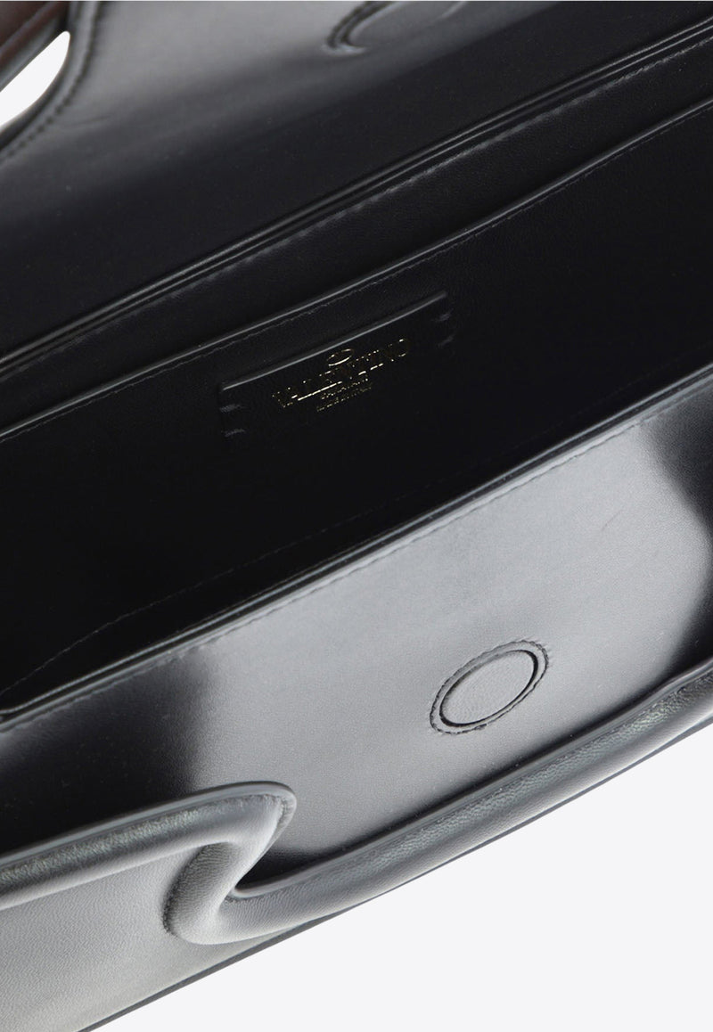 Valentino Le Deuxième Leather Shoulder Bag Black 2W2B0L25AVP0NO_80005