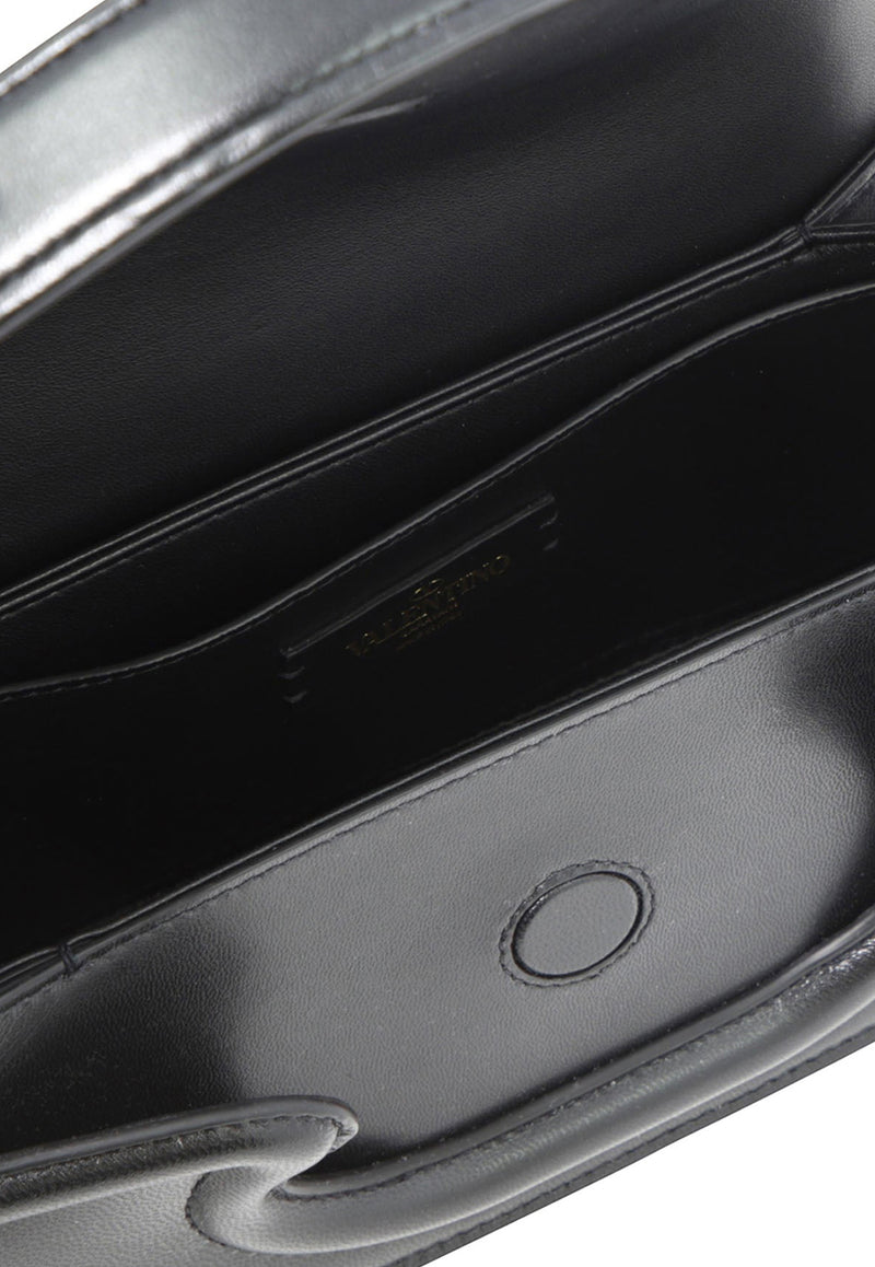 Valentino Small Le Petit Deuxieme Leather Shoulder Bag Black 2W2B0L26AVP0NO_80026