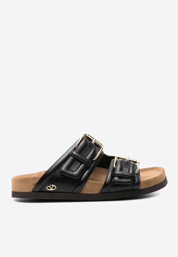 Valentino Fussfriend Leather Sandals Black 4W0S0IZ4VRNYVN_79984