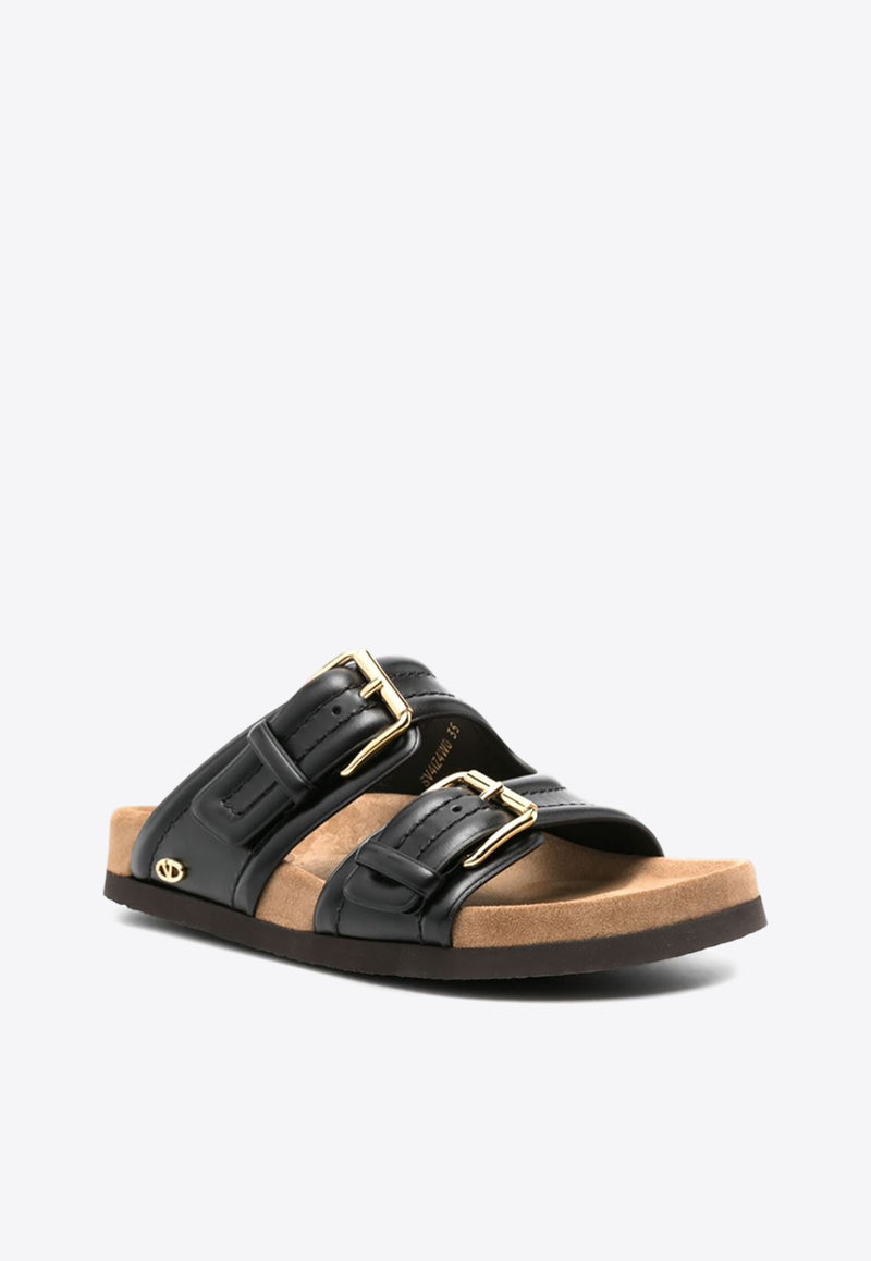 Valentino Fussfriend Leather Sandals Black 4W0S0IZ4VRNYVN_79984