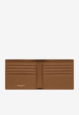 Saint Laurent Cassandre Bi-Fold Wallet Brown 687102DTI0E2536_80037