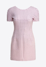 Sportmax Cocco Studded Mini Dress Pink 2512621014600COCCO001_80082