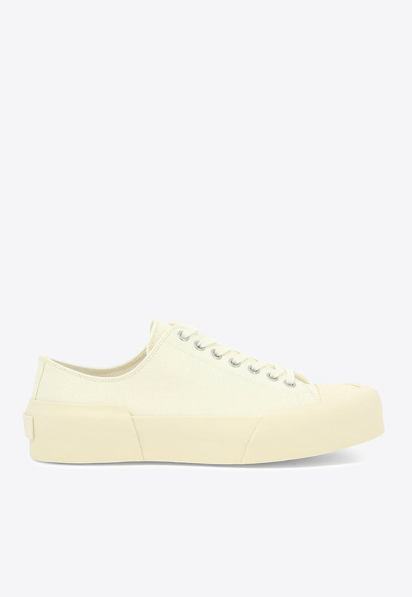 Jil Sander Canvas Low-Top Sneakers  White J16WS0013P5242102_80097