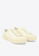 Jil Sander Canvas Low-Top Sneakers  White J16WS0013P5242102_80097