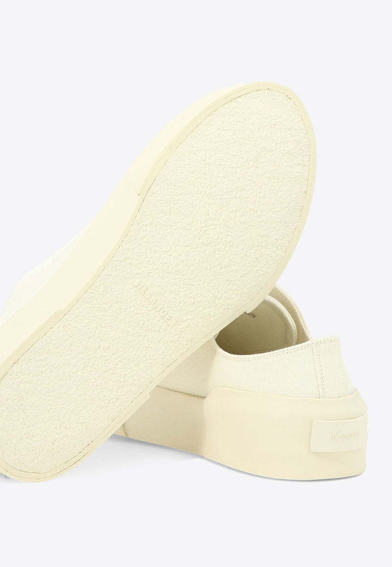Jil Sander Canvas Low-Top Sneakers  White J16WS0013P5242102_80097
