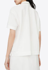 Brunello Cucinelli Monili-Trimmed Polo T-shirt White M0T63EM415C7220_80101