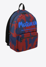 Alexander McQueen Graffiti Logo Metropolitan Backpack Multicolor 6464571AAOJ6680_80107