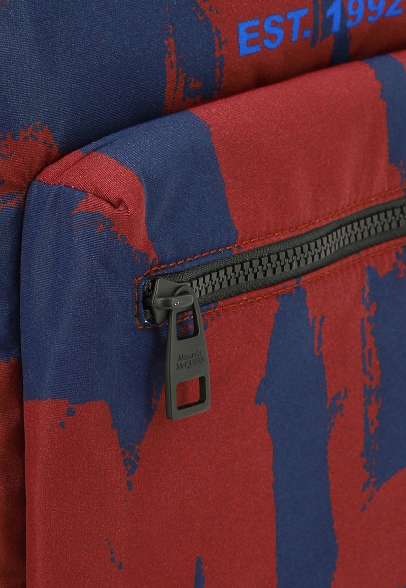 Alexander McQueen Graffiti Logo Metropolitan Backpack Multicolor 6464571AAOJ6680_80107