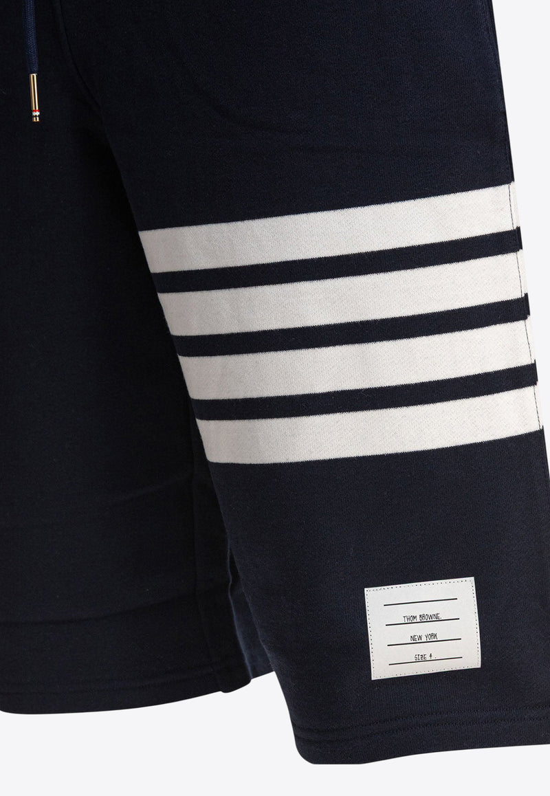 Thom Browne 4-bar Stripes Bermuda Shorts Blue MJQ012H00535461_80131