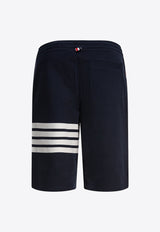 Thom Browne 4-bar Stripes Bermuda Shorts Blue MJQ012H00535461_80131