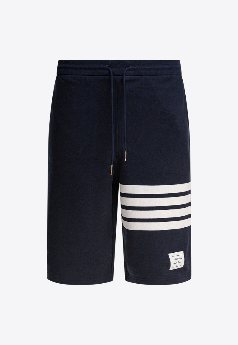 Thom Browne 4-bar Stripes Bermuda Shorts Blue MJQ012H00535461_80131
